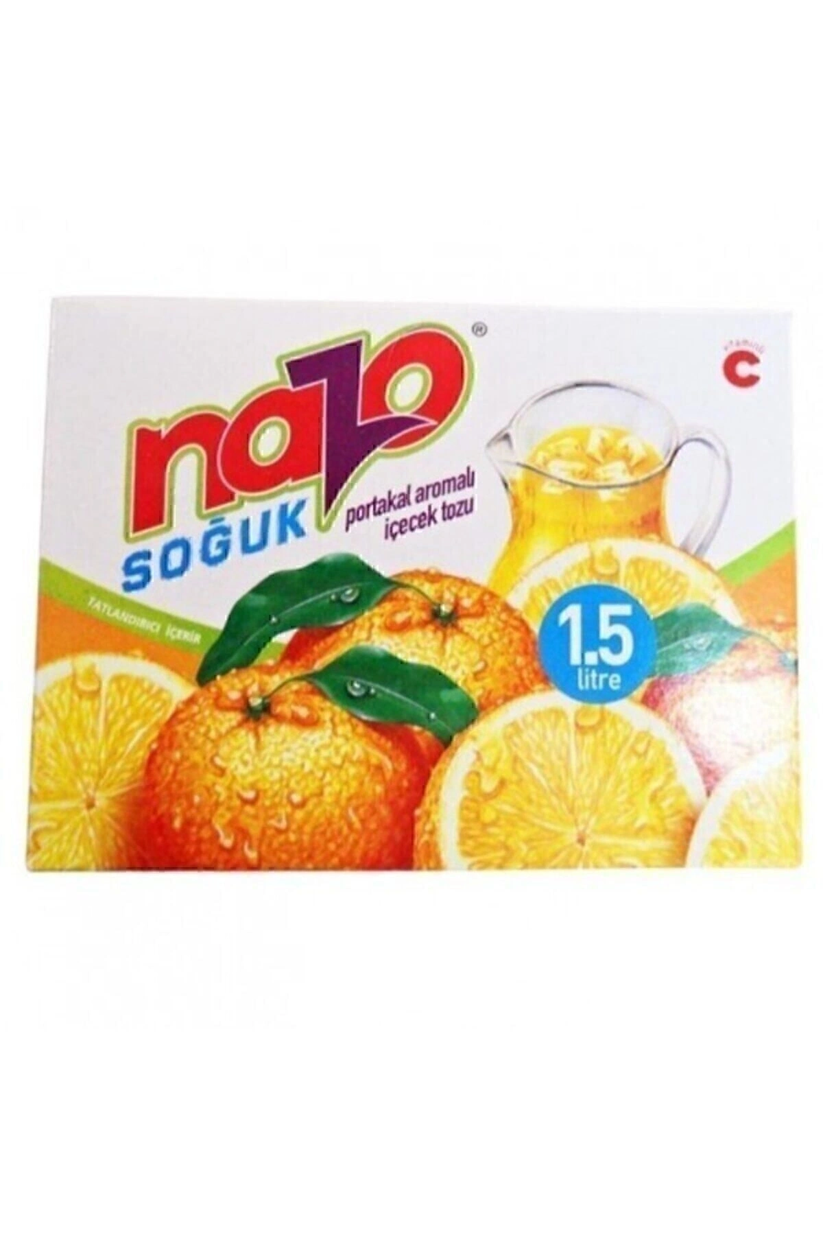 Nazo 9Gr. Portakal Aromalı Toz İçecek 24 Lü