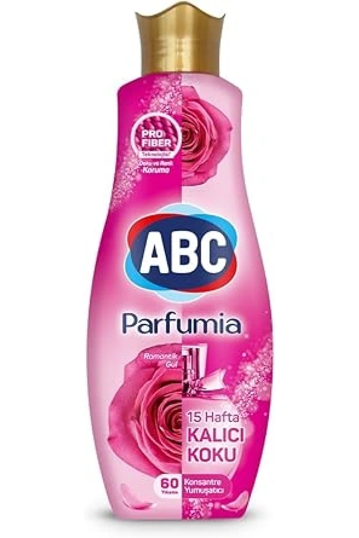 ABC Parfumia Konsantre Çamaşır Yumuşatıcısı Romantik Gül 1440 ml