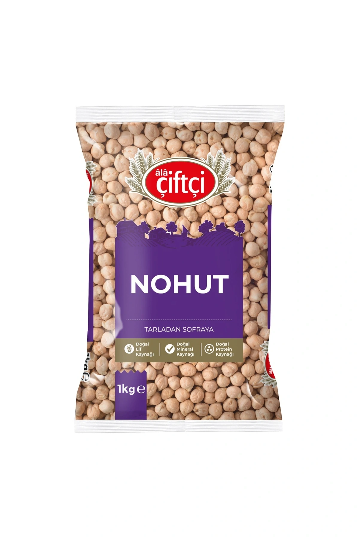Ala Çiftçi Koç Başı Nohut 8 mm 1 kg