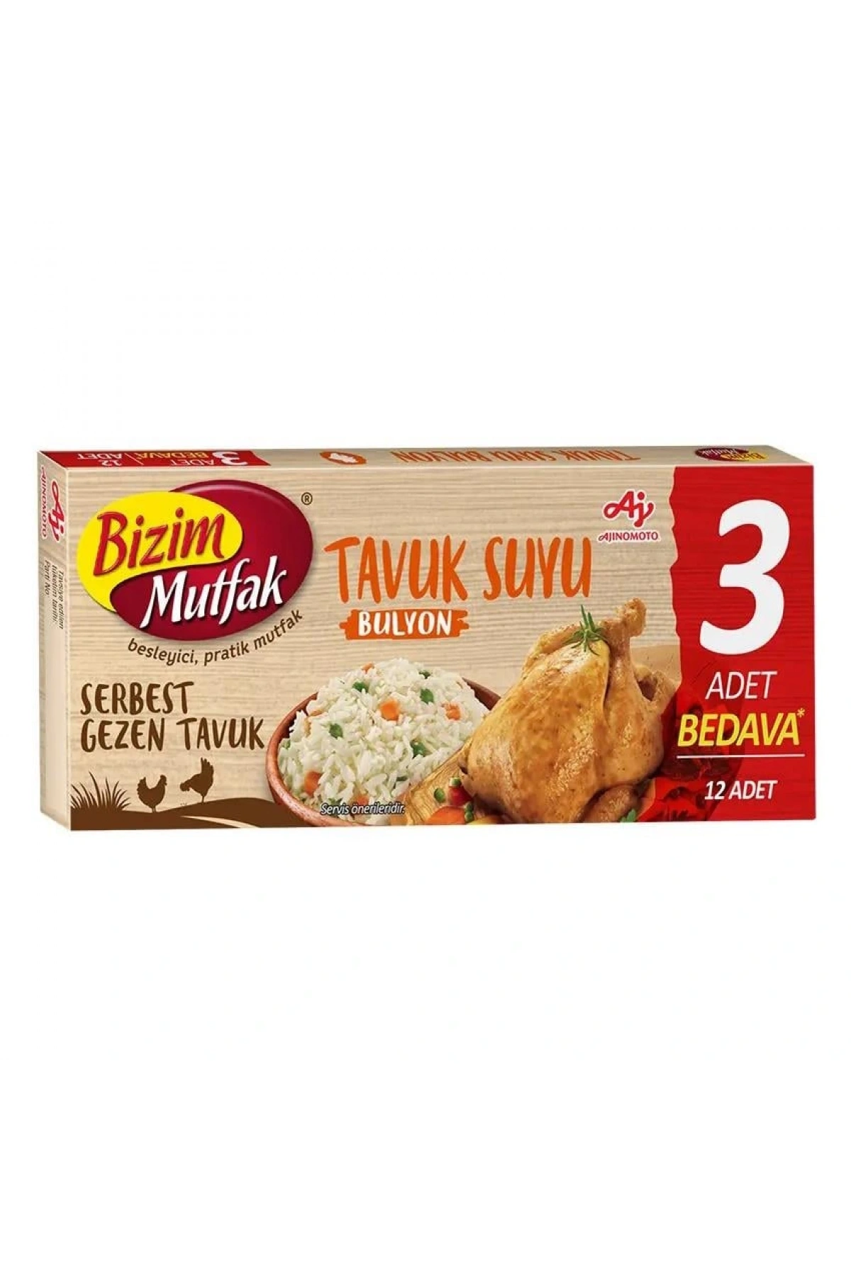 Bizim mutfak tavuk suyu bulyon 12 adet