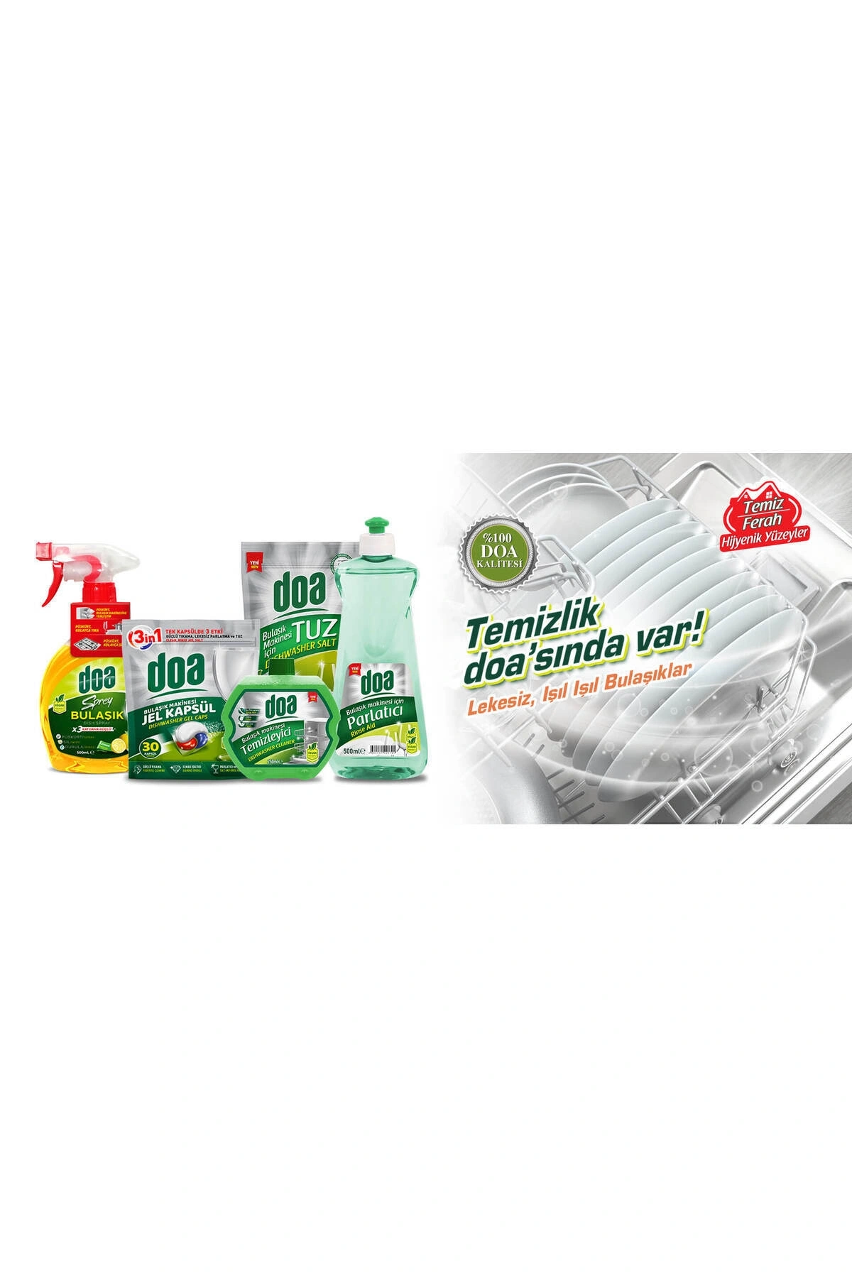 Doa Bulaşık Makina Tuzu Doypack 1,5 Kg