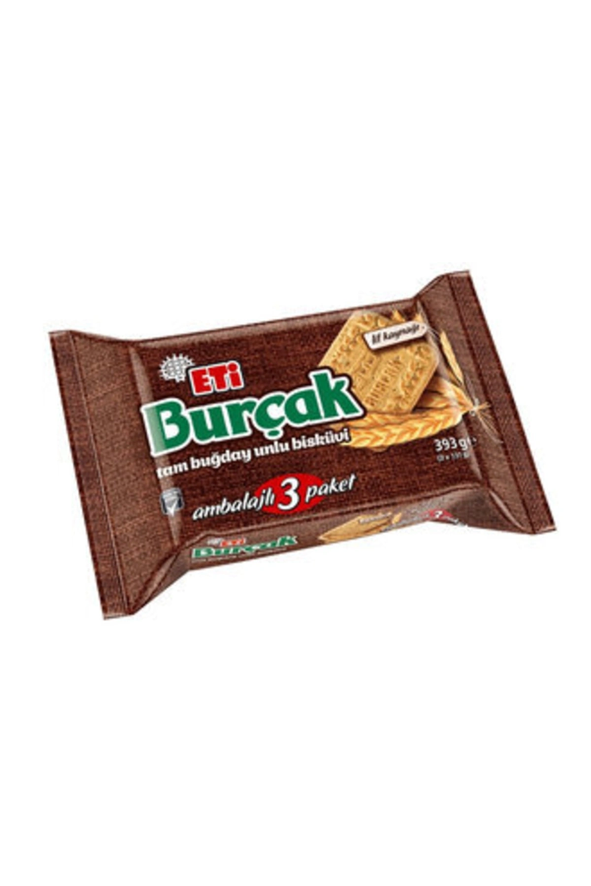 Eti Burçak Bisküvi 3lü 393 Gr