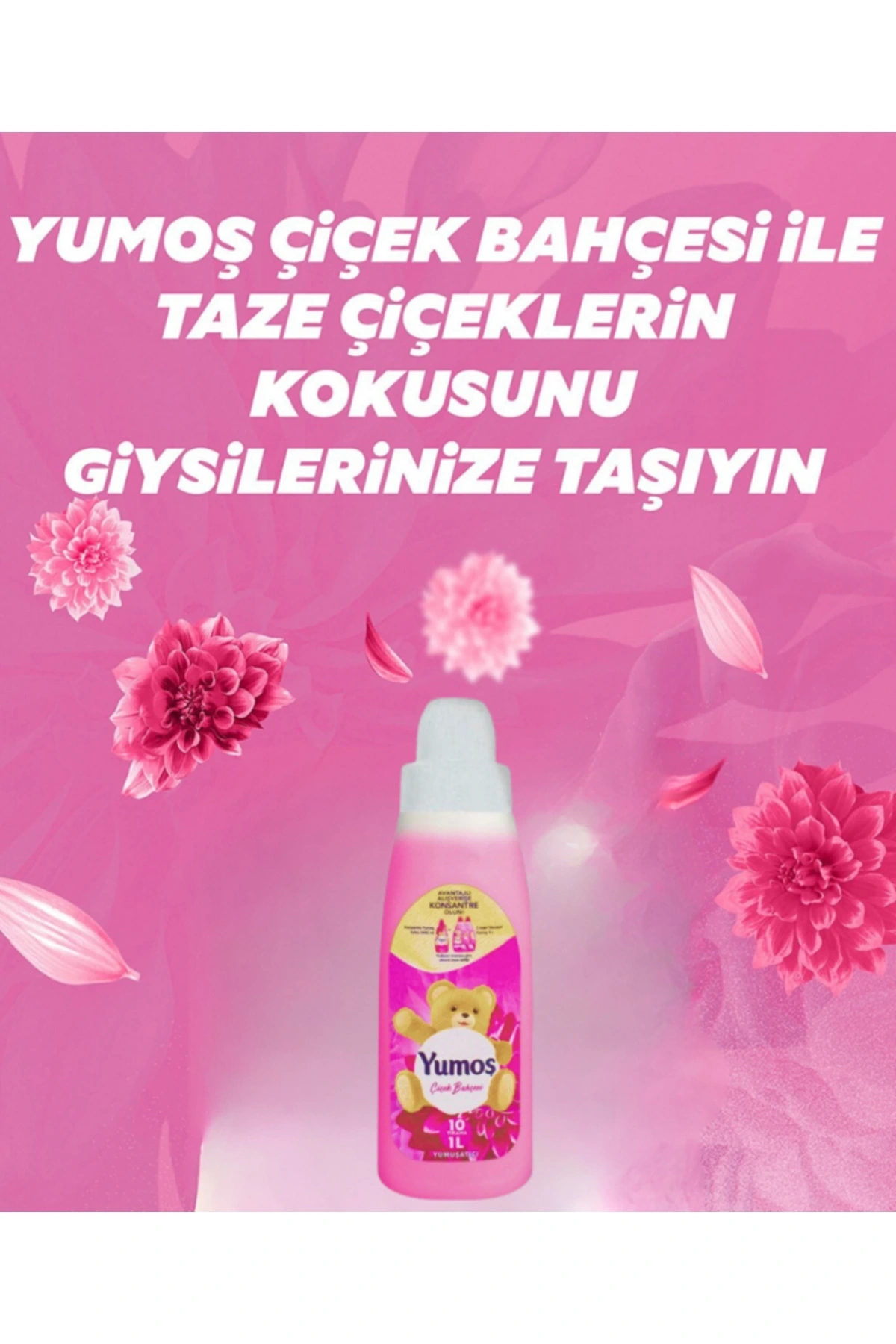 Yumoş Çiçek Bahçesi Çamaşır Yumuşatıcısı 1000 ml