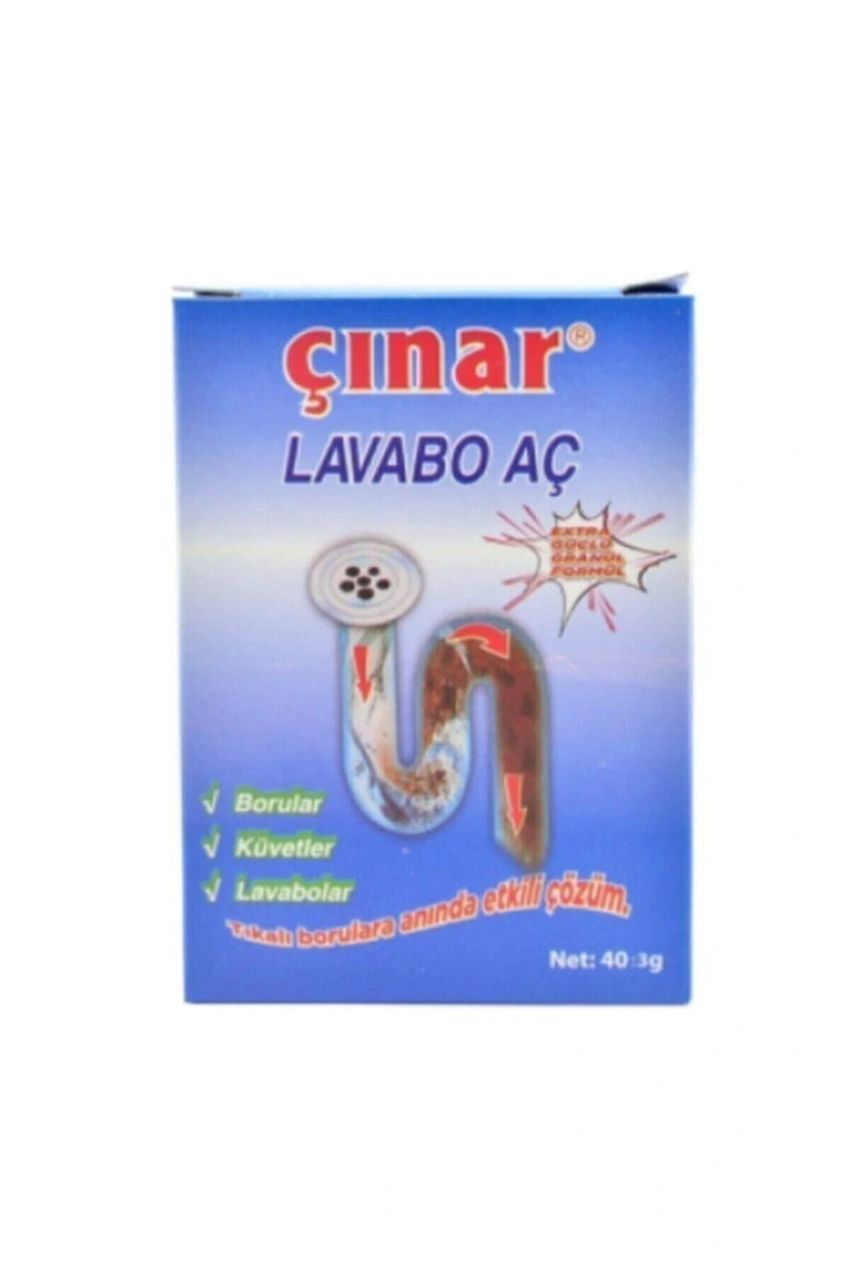 Çınar Lavabo Açıcı 40gr
