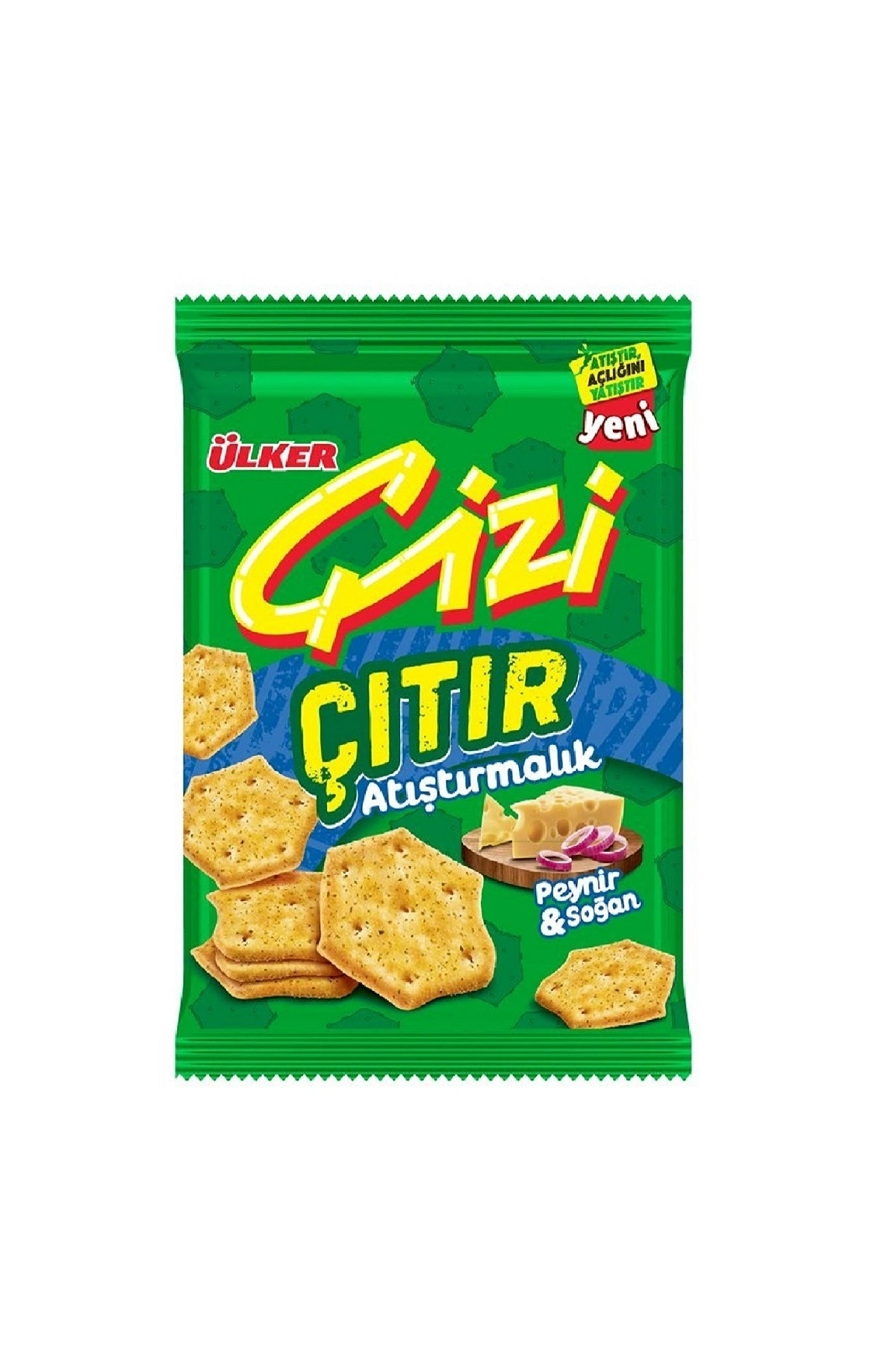 Ülker ÇİZİ ÇITIR Atıştırmalık - Peynir & Soğan - 50 gram