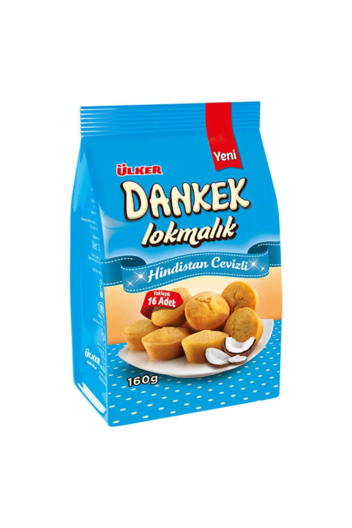 Ülker Dankek Lokmalık Hindistan Cevizli 160 Gr