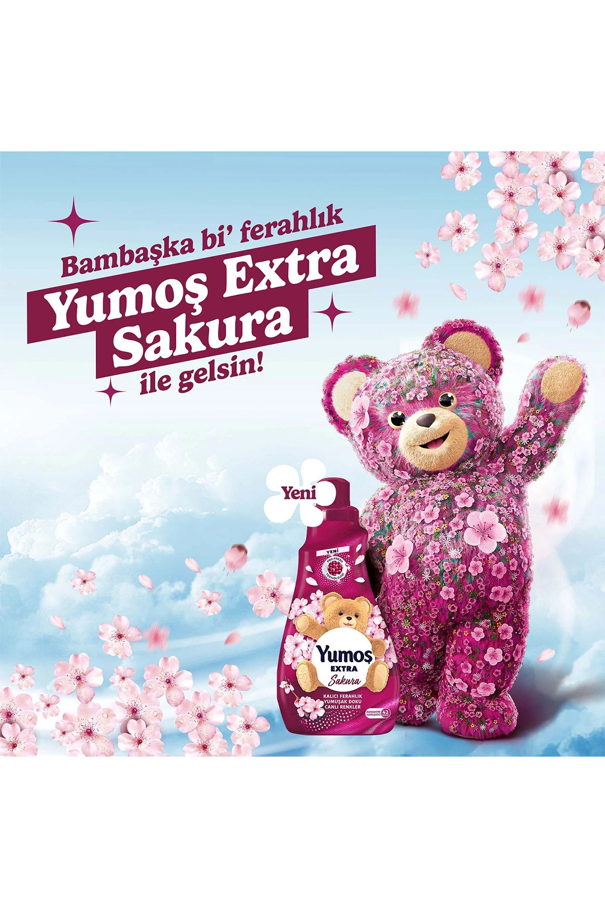 Yumoş Extra Konsantre Çamaşır Yumuşatıcı Sakura 1008 ml