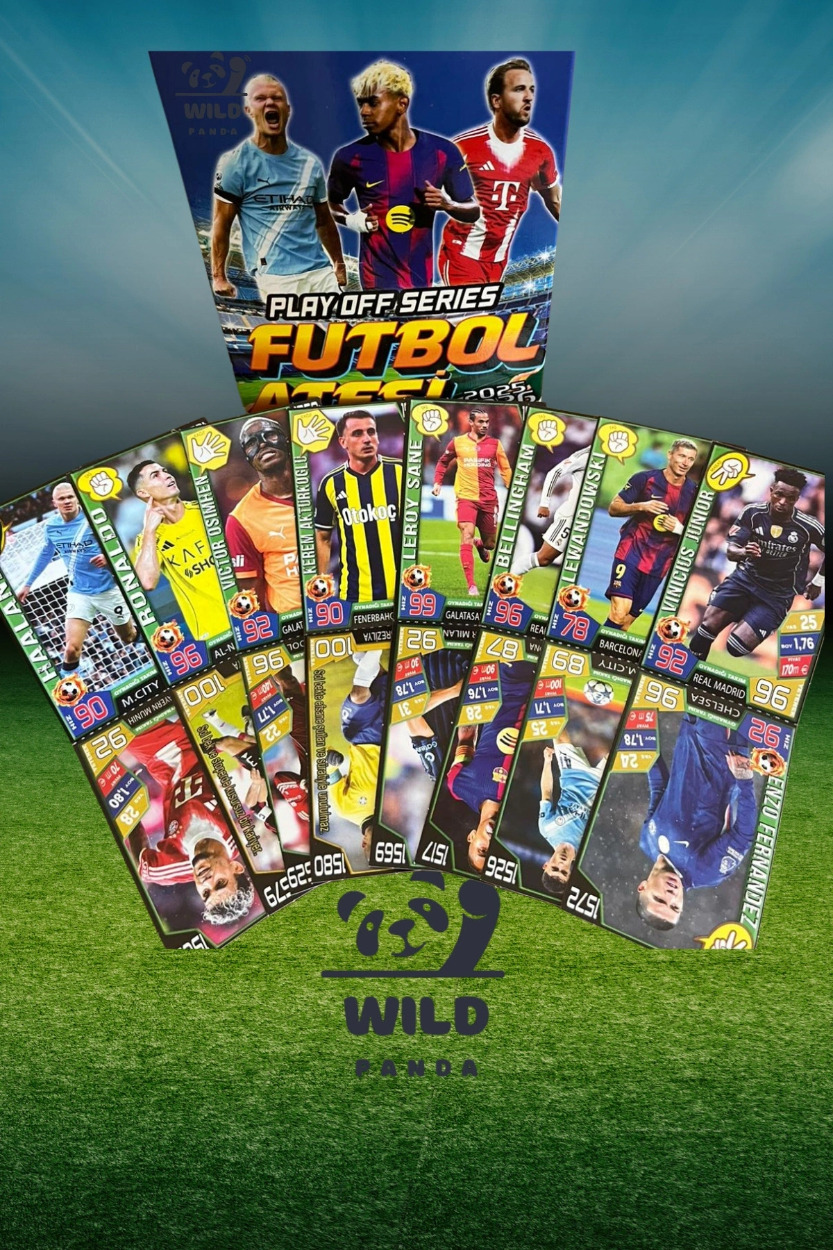 Futbol Ateşi Taş Kağıt Makas 200 Poşet Toplam 400 Adet Futbolcu Kartı