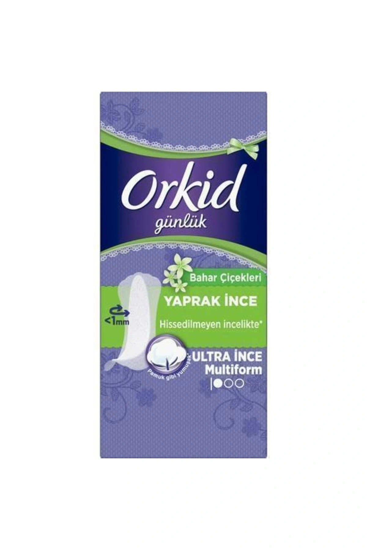 Orkid Günlük Ped Yaprak Ince 40 Li Bahar Çiçekleri