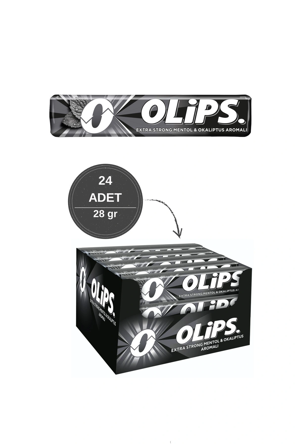 Olips Keskin Mentol 28gr 24lü Paket