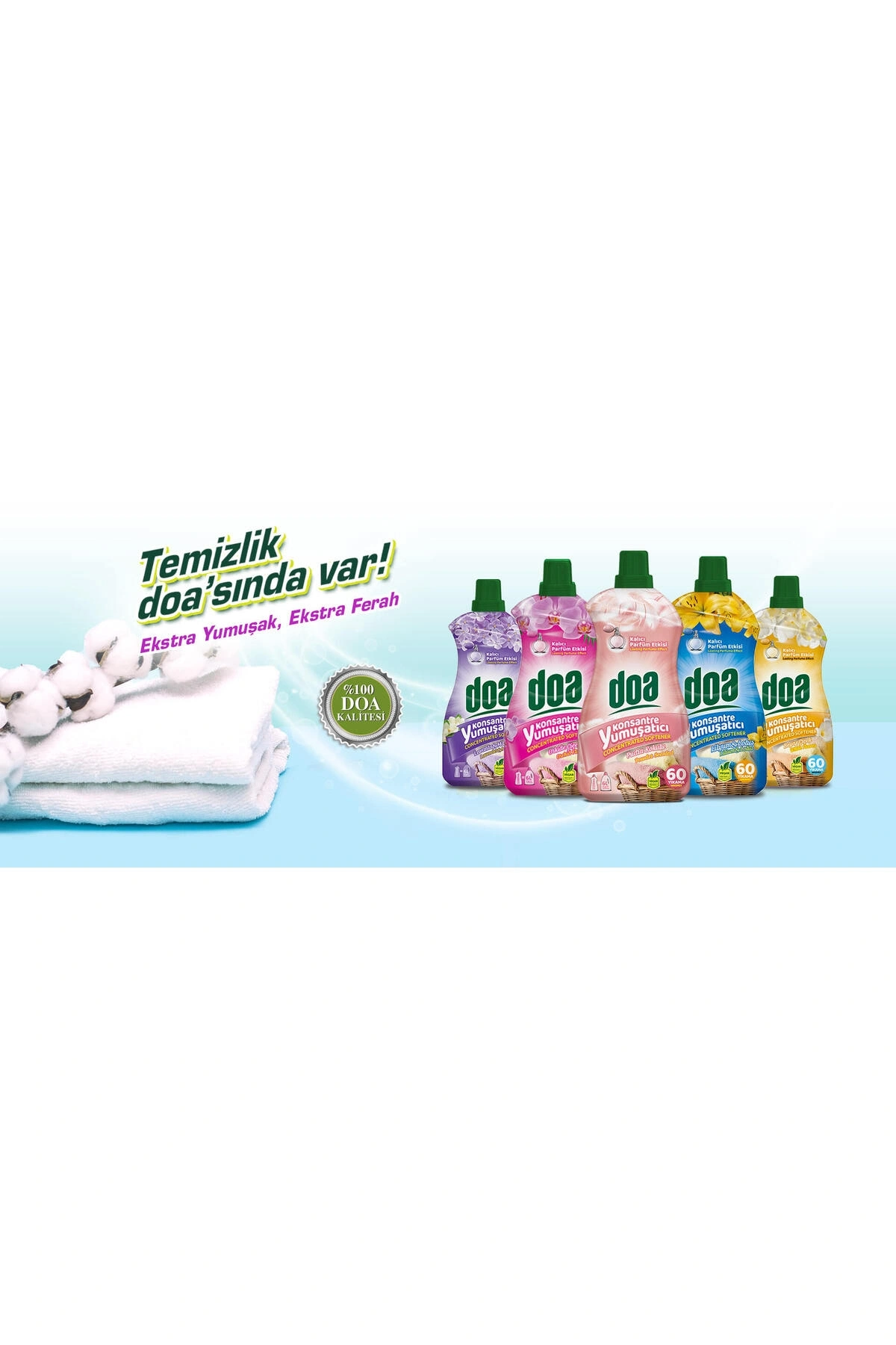 Doa Konsantre Yumuşatıcı Lavanta&manolya 1500 Ml.