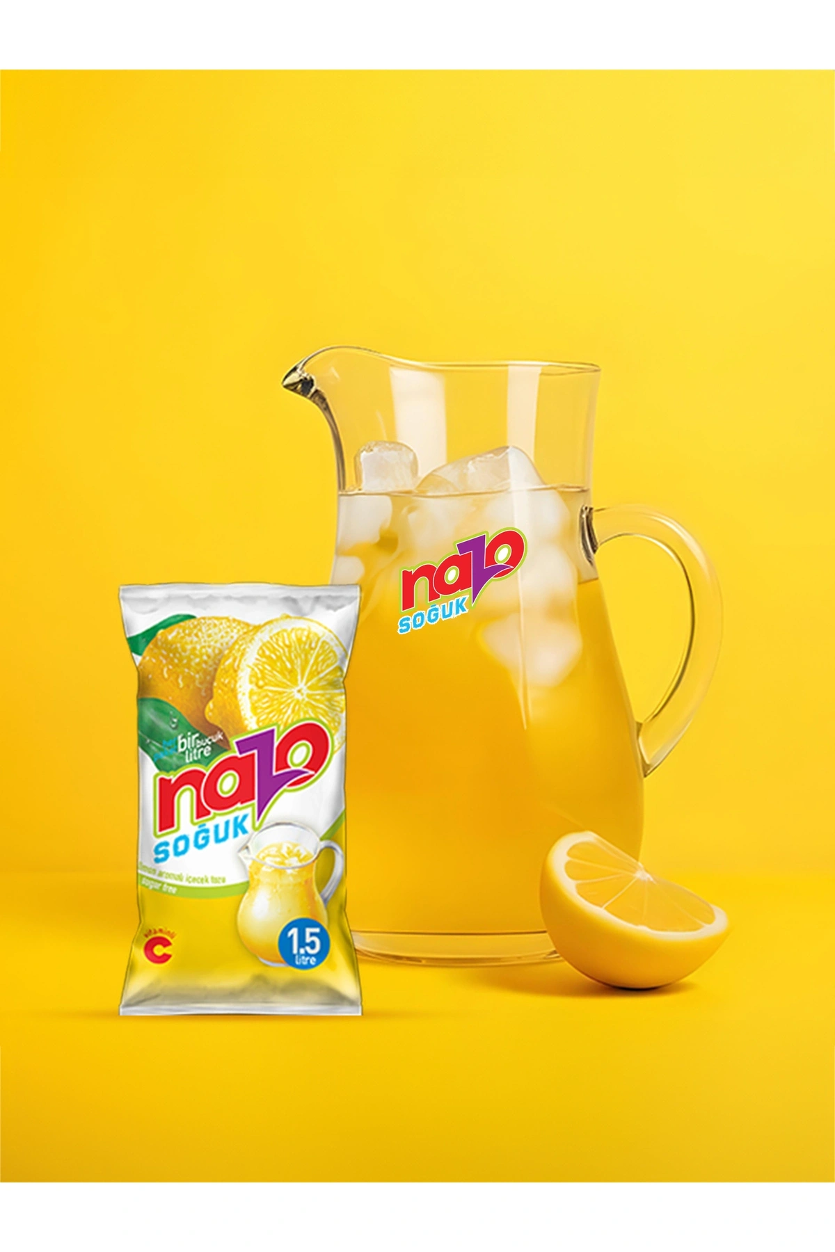 Nazo Limon Aromalı Içecek Tozu 9 gr 24lü