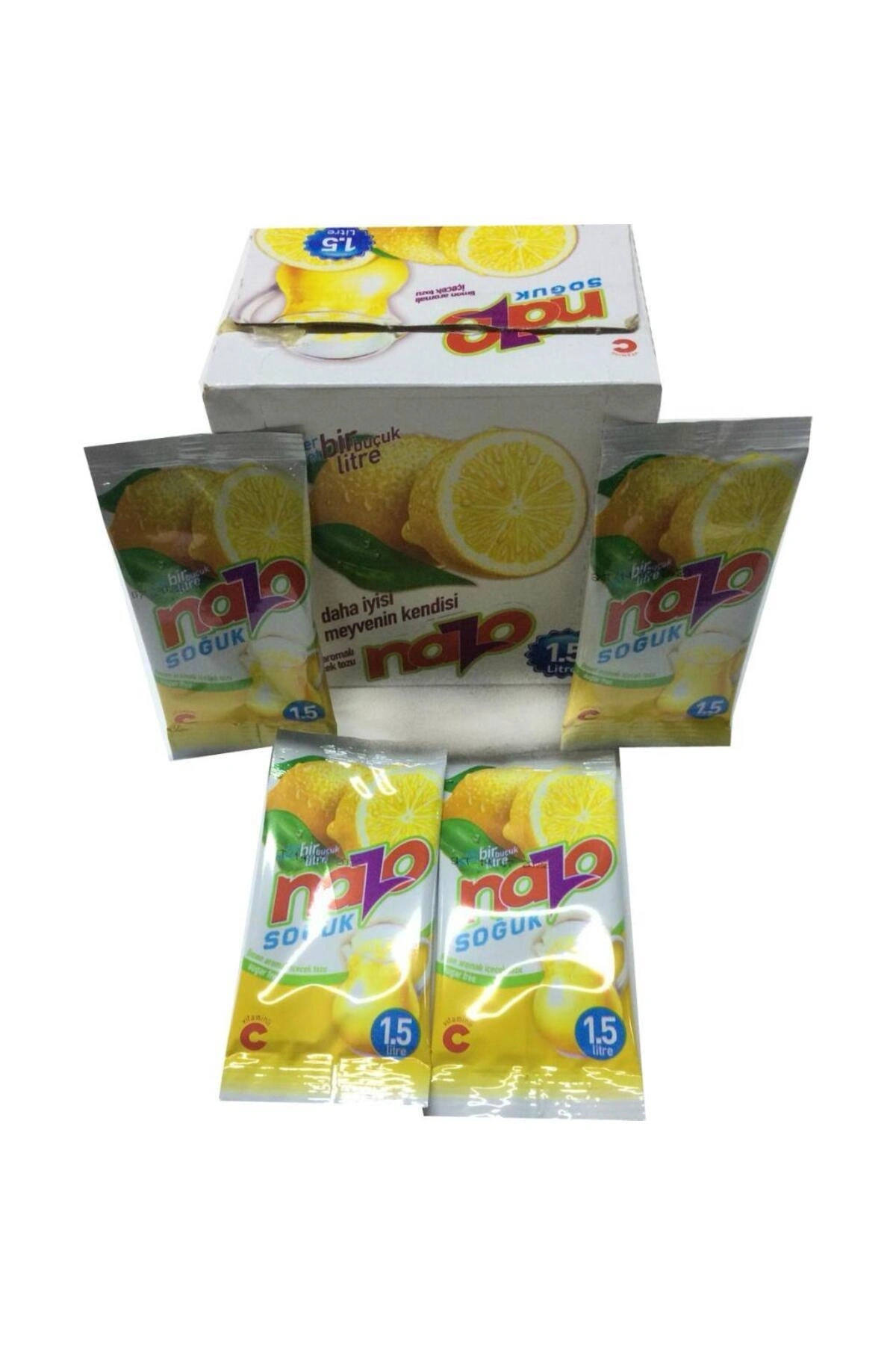 Nazo Limon Aromalı Içecek Tozu 9 gr 24lü