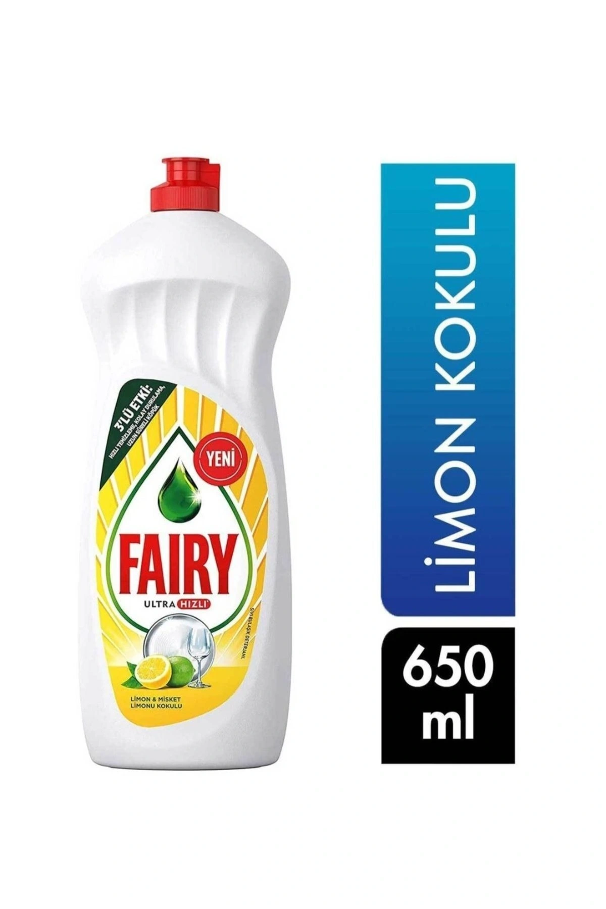 Fairy Limon Kokulu Sıvı Bulaşık Deterjanı 650 Ml