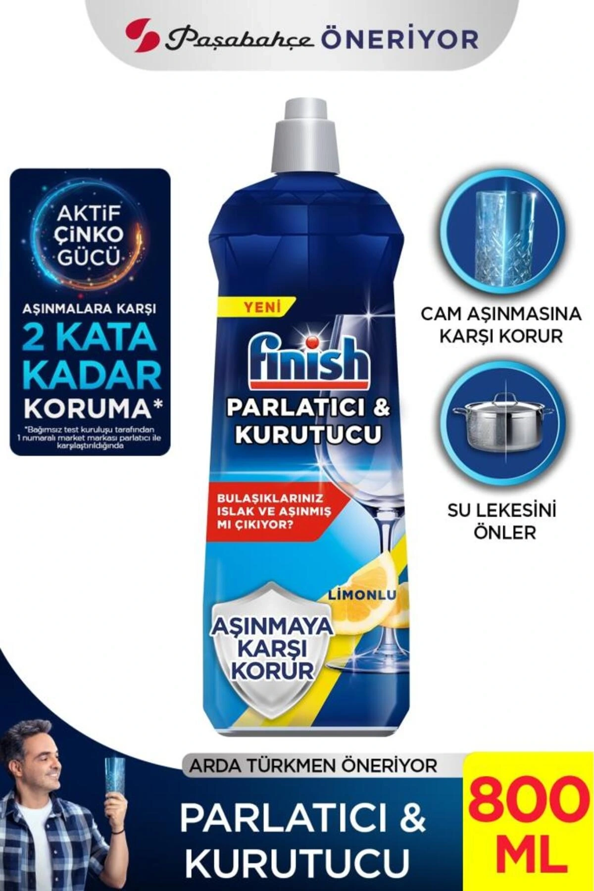 Finish Limonlu 800 ml Bulaşık Makinesi Parlatıcı & Kurutucu