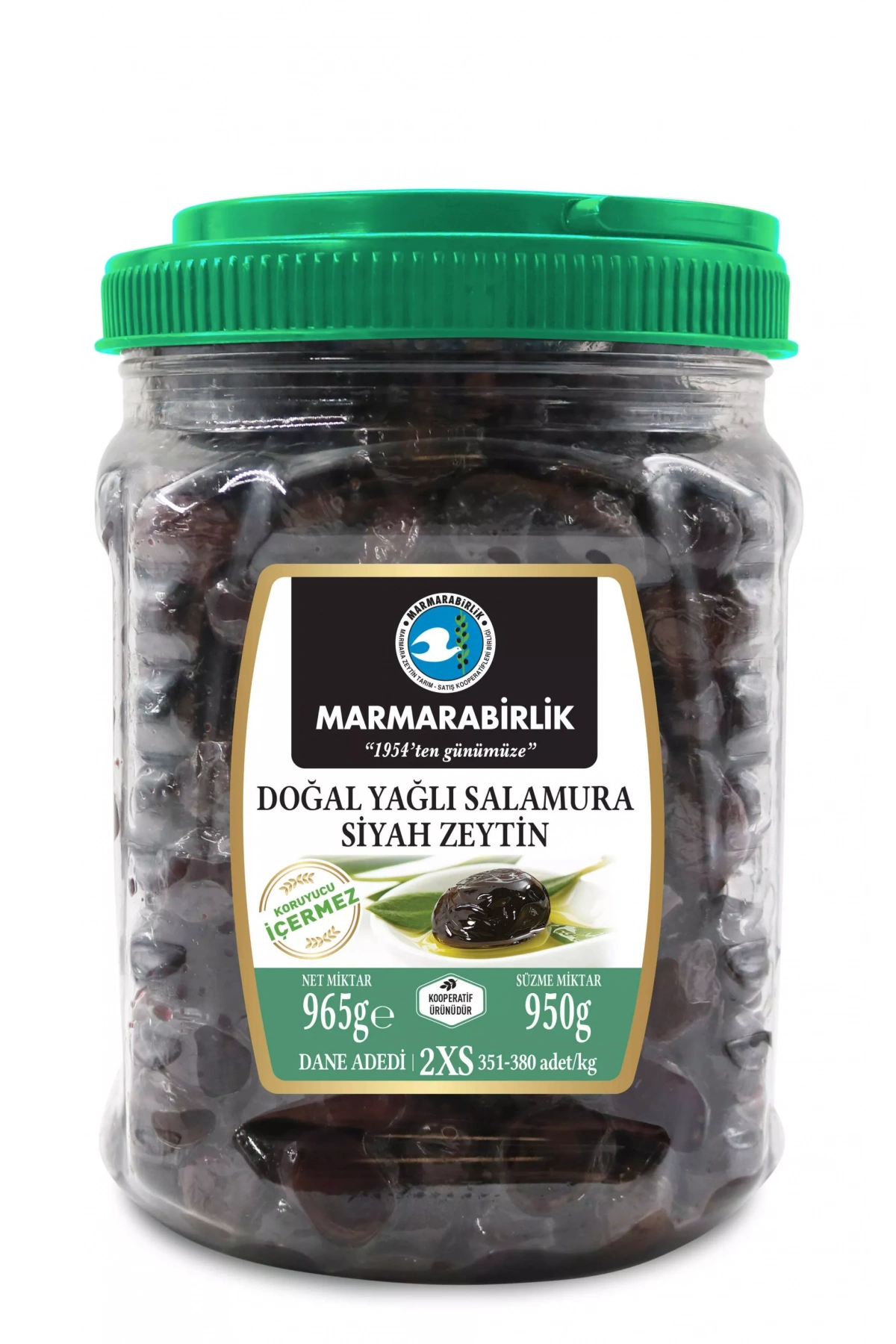 MARMARABİRLİK 950 GR. DOĞAL YAĞLI SALAMURA (2XS)