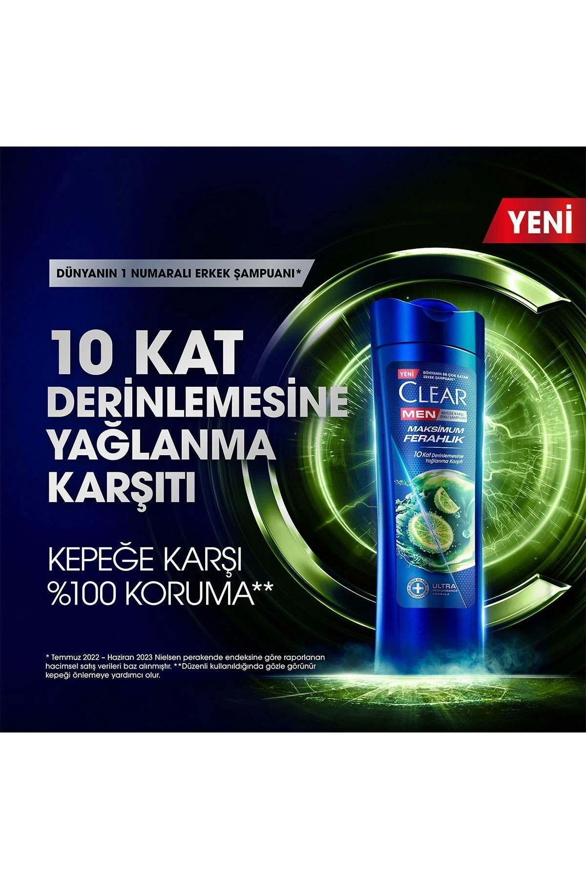 Clear Men Kepeğe Karşı Etkili Şampuan Maksimum Ferahlık 350 ml