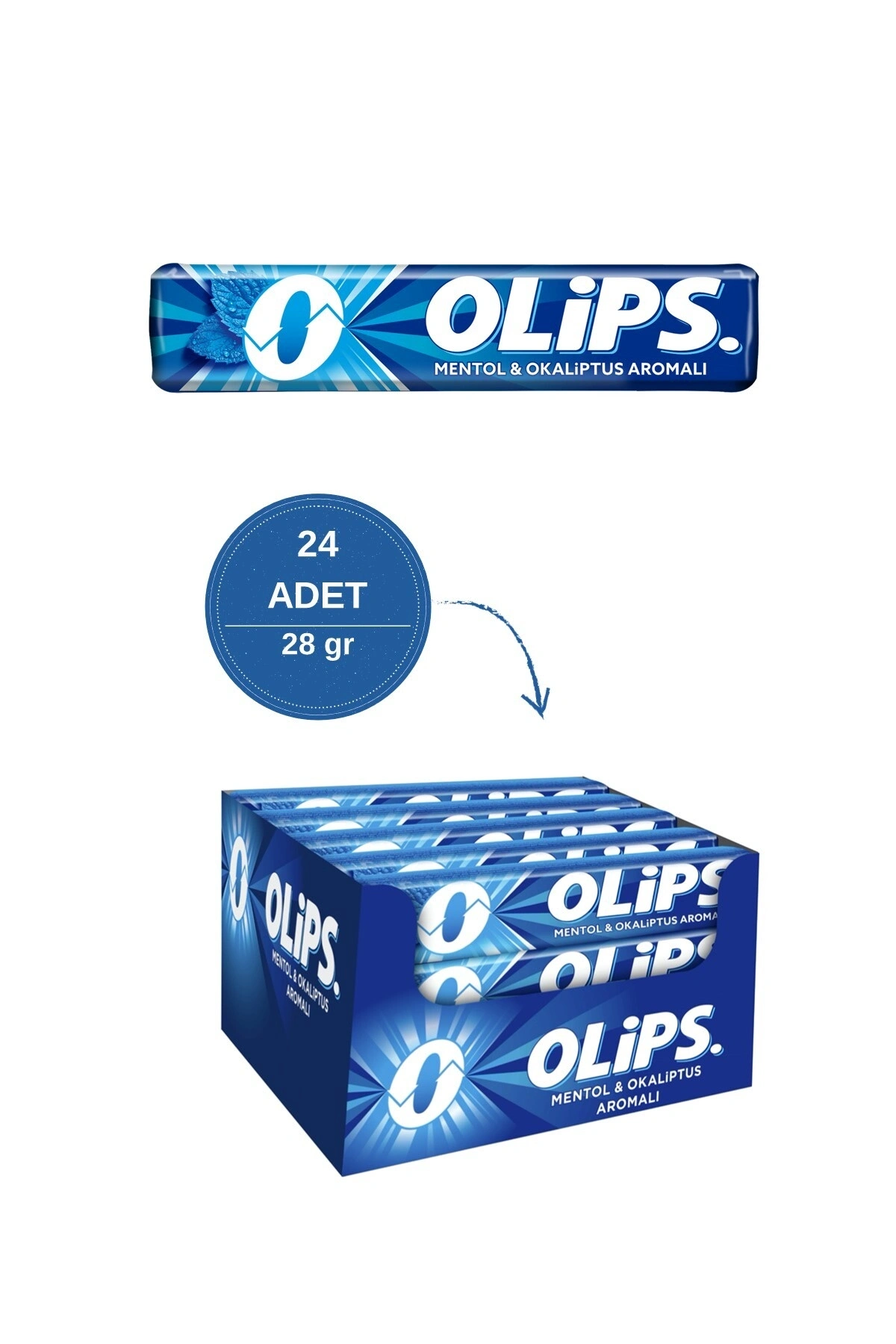 Mentol Okaliptus 28gr 24lü Paket