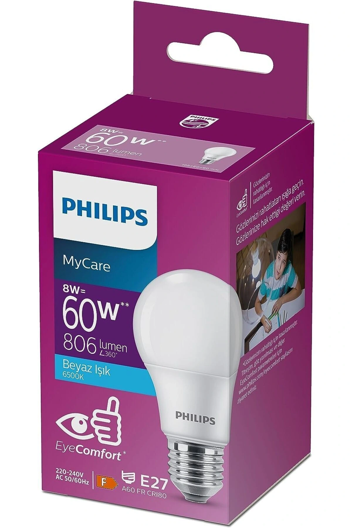 Philips MyCare Led Ampül 8-60W 806 Lumen