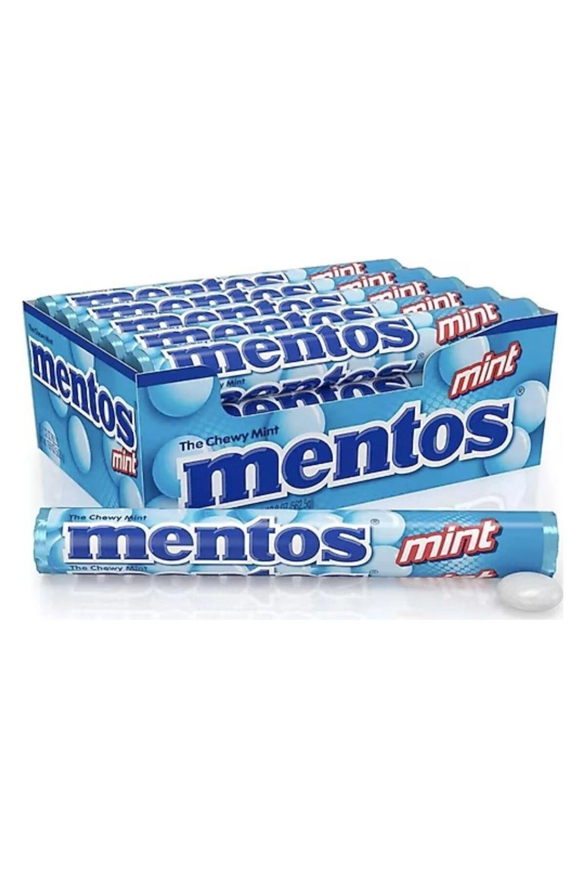 Mentos Nane Aromalı Çiğnenen Draje Şekerleme 20 Adet x 37,5 g - Mint