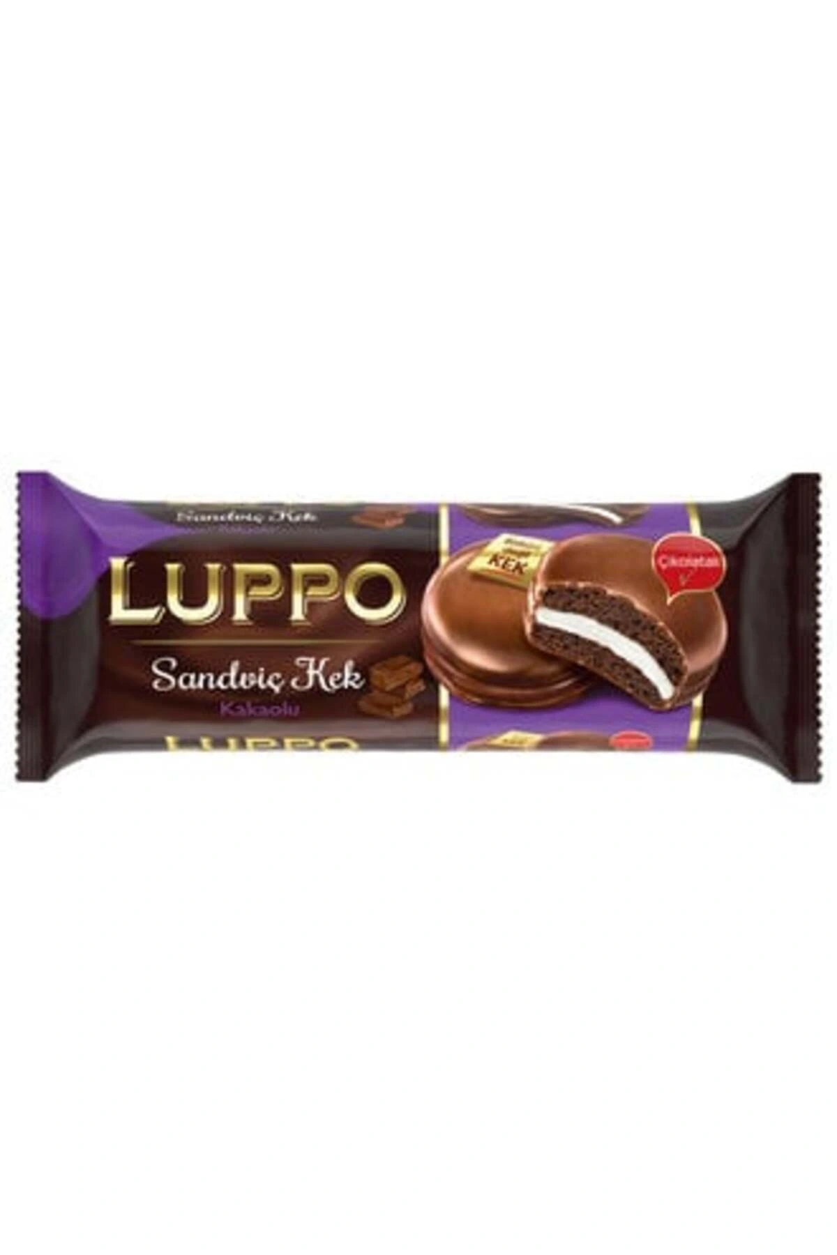 Luppo Sandviç Kek Kakaolu 8Li Paket 184 G ( 1 ADET )