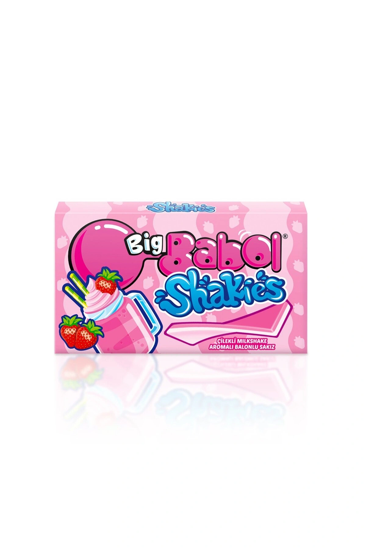 Big Babol Shakies Çilek Aromalı Sakız 26 gr