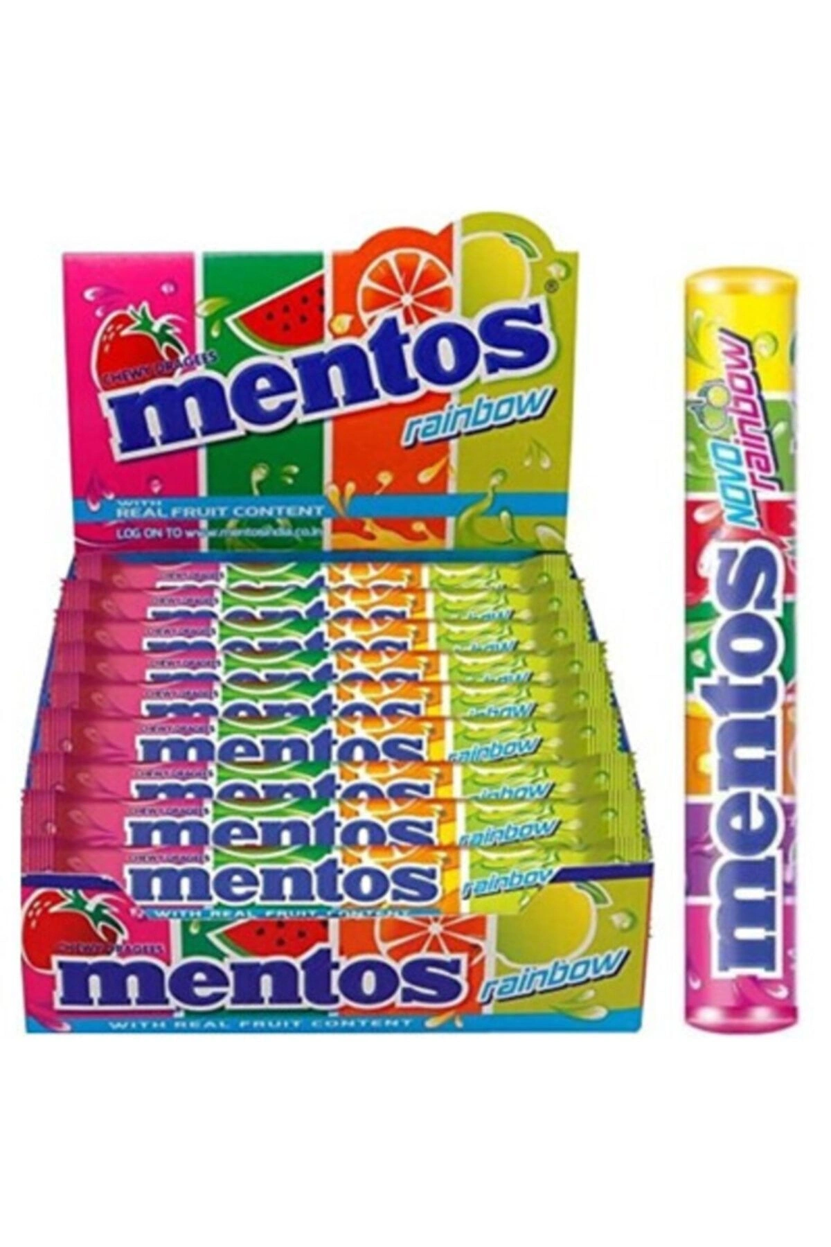 Mentos Stick Rainbow 20 X 37.5gr