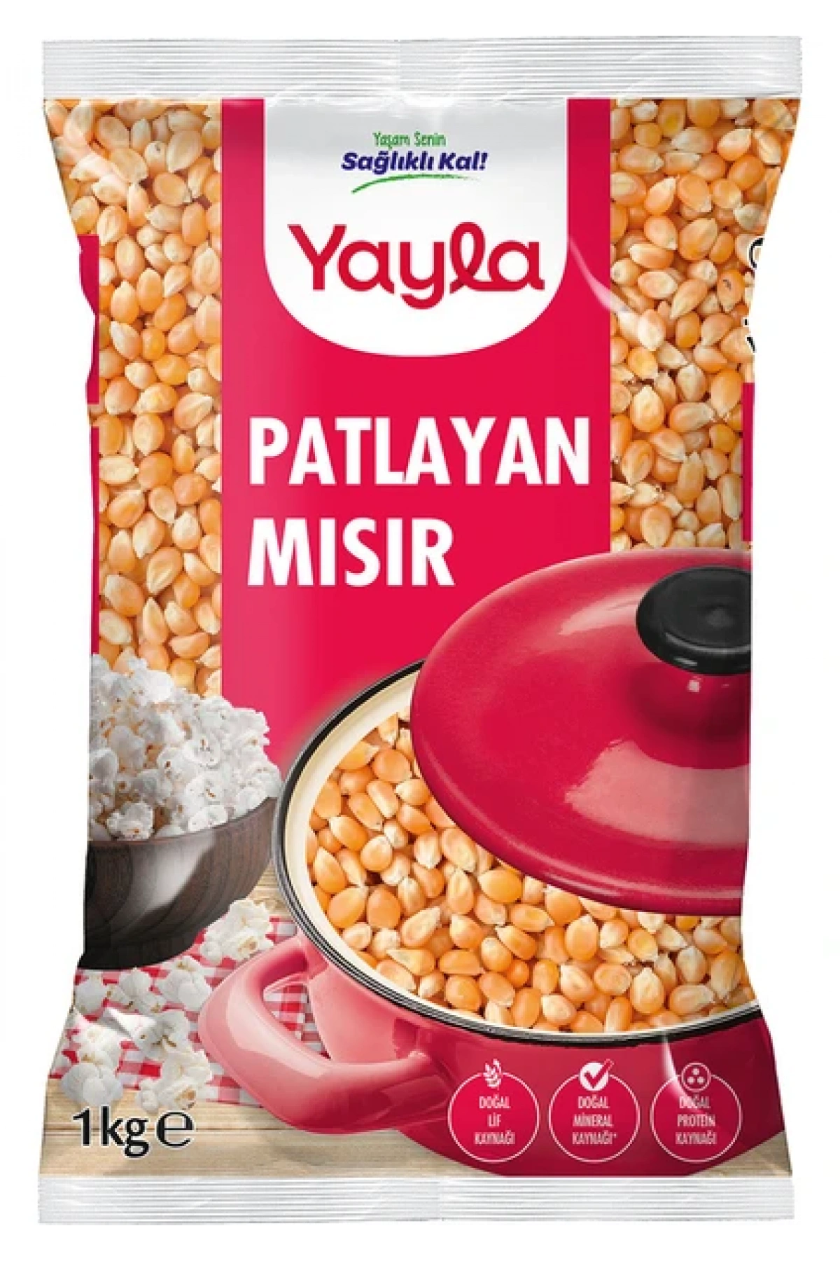 Yayla patlamış mısır 1kg