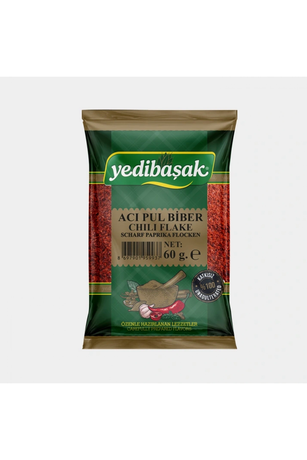 YEDİBAŞAK Acı Pul Biber 40 Gr