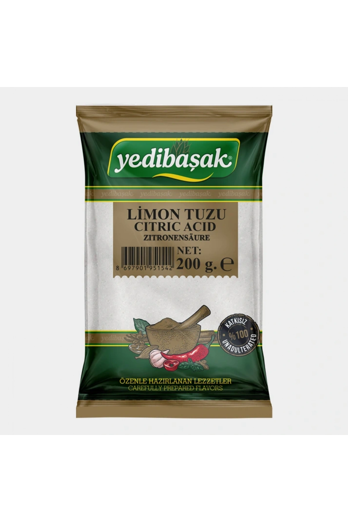 YEDİBAŞAK Limon Tuzu 200 Gr
