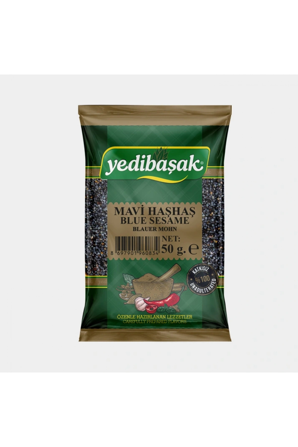 YEDİBAŞAK Mavi Haşhaş 30 Gr