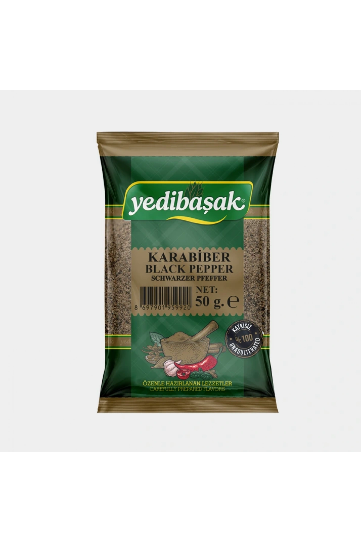 YEDİBAŞAK Kara Biber 50 Gr