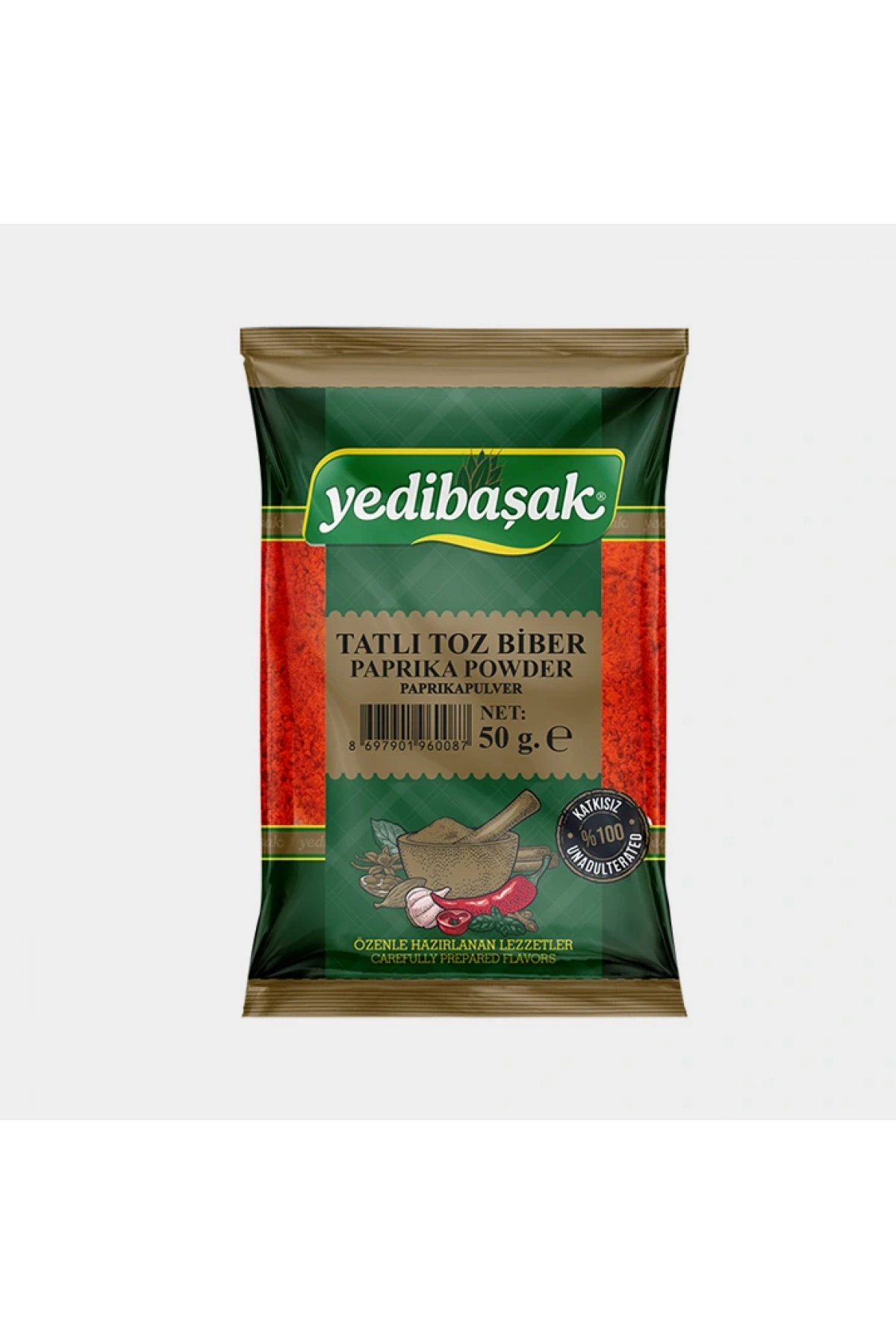 YEDİBAŞAK Tatlı Toz Biber 40 Gr