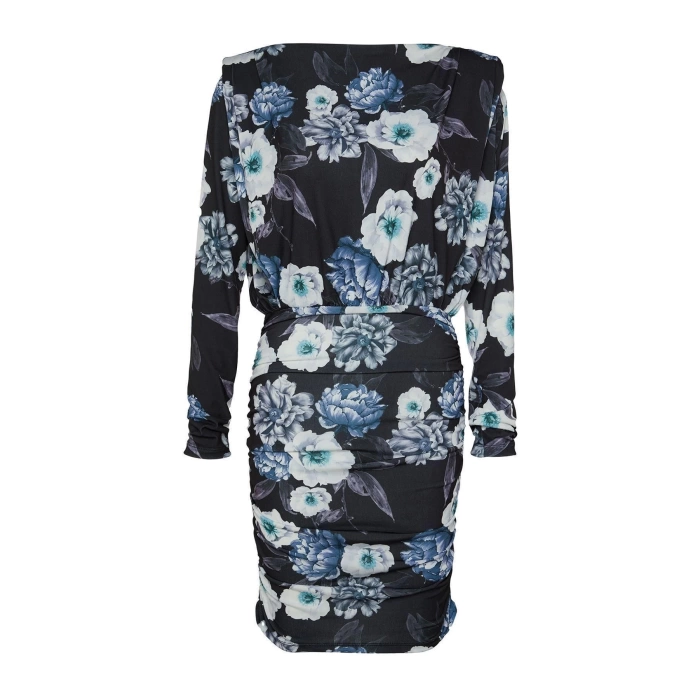New Slim Day Night Thick Sandy Knitted Boat Neck Long Sleeve Bodycone Mini Length Dress