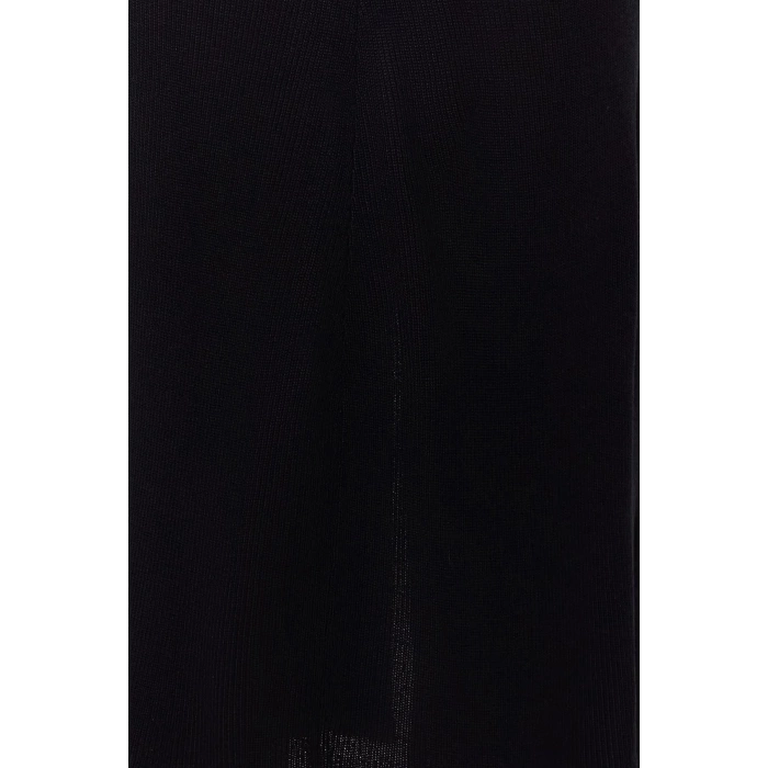 New Regular Casual Daily Single Plate Knitwear V Neck Strappy Sleeve Basic Maxi Length Dress