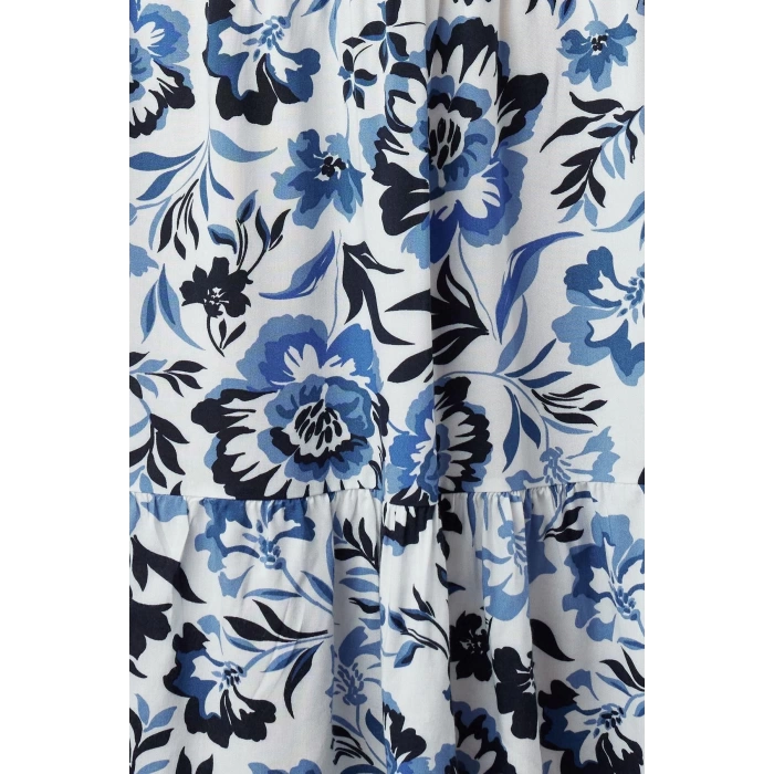 New Regular Casual Daily Shally Woven Sweetheart Neck Short Sleeve A-Line Midi Length Dress
