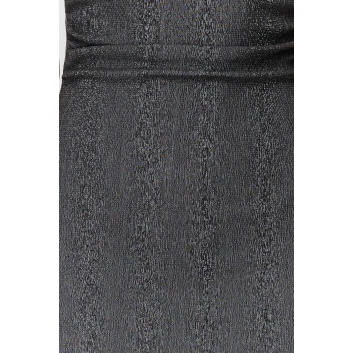 New Slim Casual Daily Crepe Knit Strapless Sleeveless Sleeve Bodycone Midi Length Dress