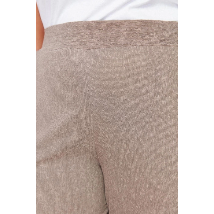 Kadın Yeni Moda Büyük Beden Geniş Paça Uzun Boy Örme Geniş Kesim Örme Pantolon