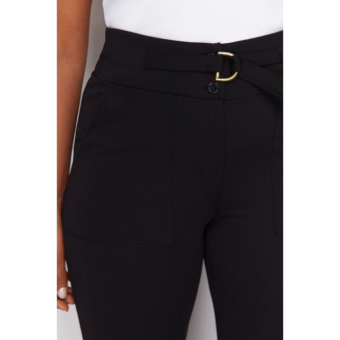 Kadın Yeni Moda Büyük Beden Geniş Paça Uzun Boy Örme