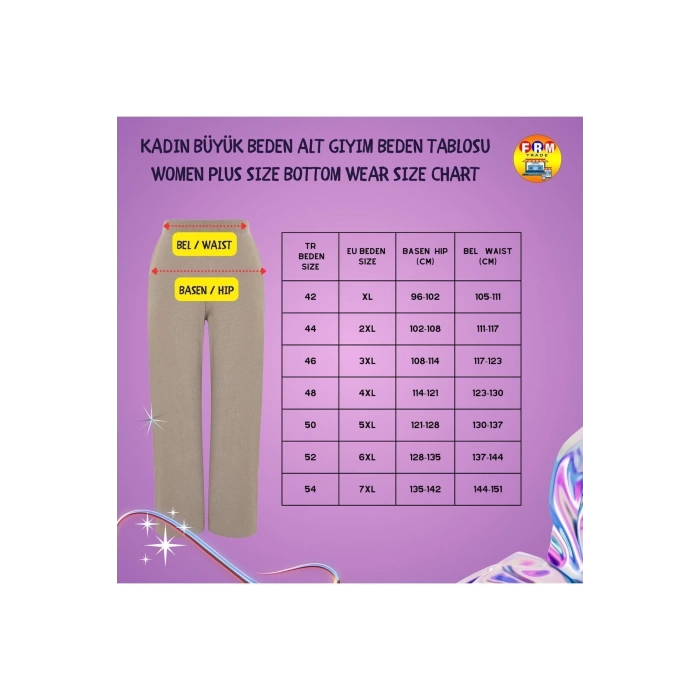 Kadın Yeni Moda Büyük Beden Geniş Paça Uzun Boy Dokuma Wide Leg Geniş Paça Etiketli Kumaş Pantolon