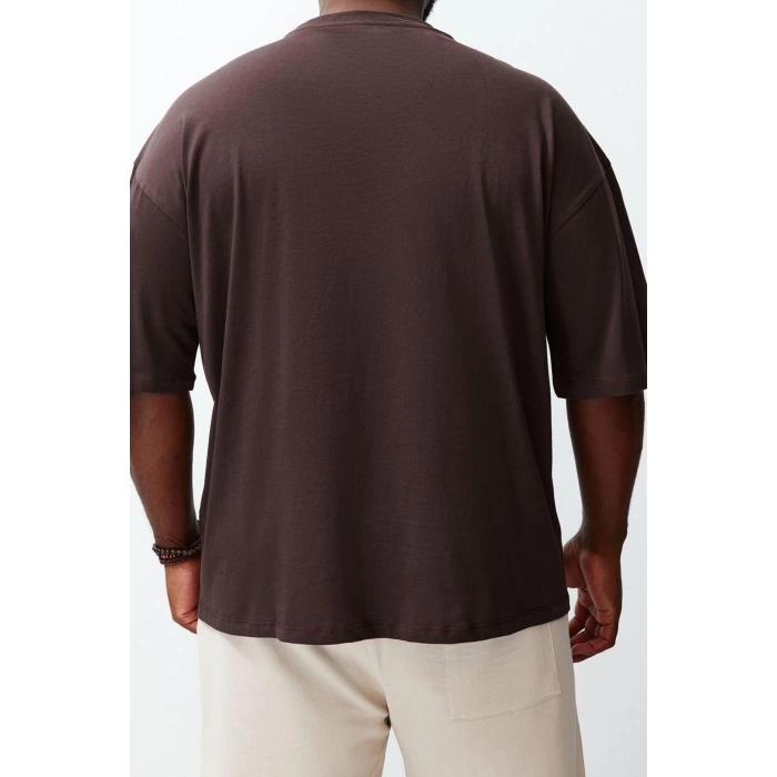 Yeni Sezon Oversize Pamuklu Bisiklet Yaka Kısa Kol Hayvan Desenli Desenli Günlük Büyük Beden T-Shirt