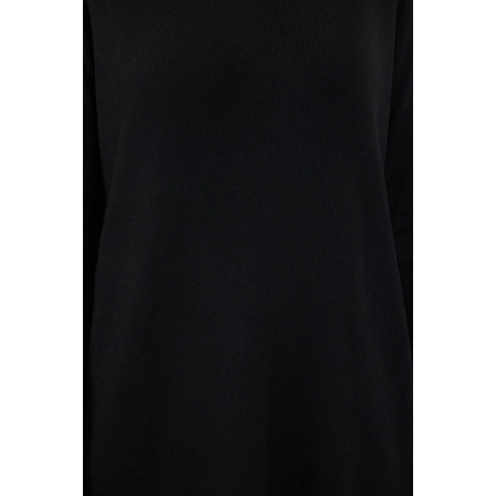 Women Fashion Stylish Maxi Length Stand Collar Regular Knitwear Premium Yarn Special Yarn Dress