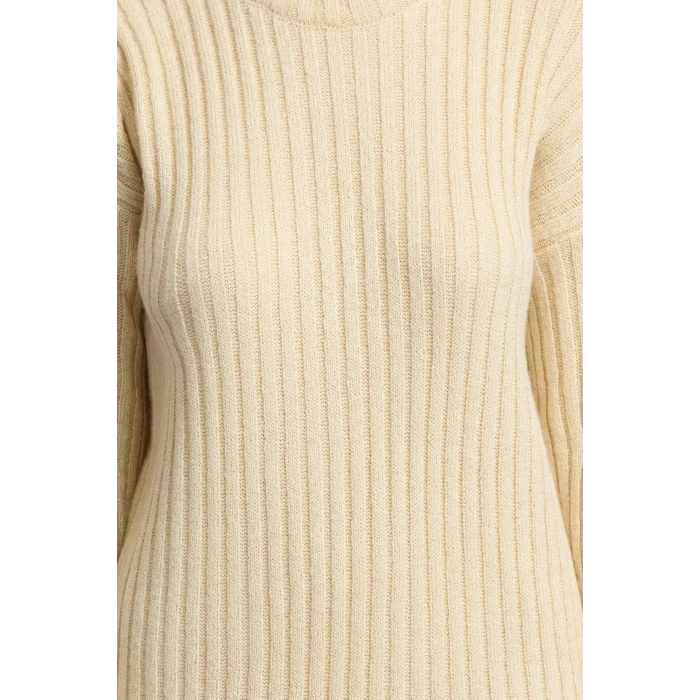 Women Fashion Stylish Mini Length Stand Collar Slim Knitwear Soft Textured Leggings Dress