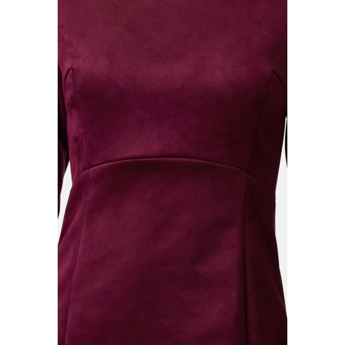 Women Fashion Stylish Mini Length Crew Neck Regular Straight Cut Woven Dress