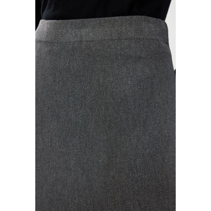 Women Fashion Style Midi Unlined Knitwear Premium Yarn Special Yarn Midi Knitwear Skirt