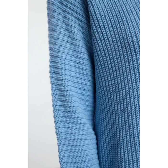 Women Fashion Stylish V Neck Standard Sleeve Regular Wide Pattern Basic Knitwear Sweater
