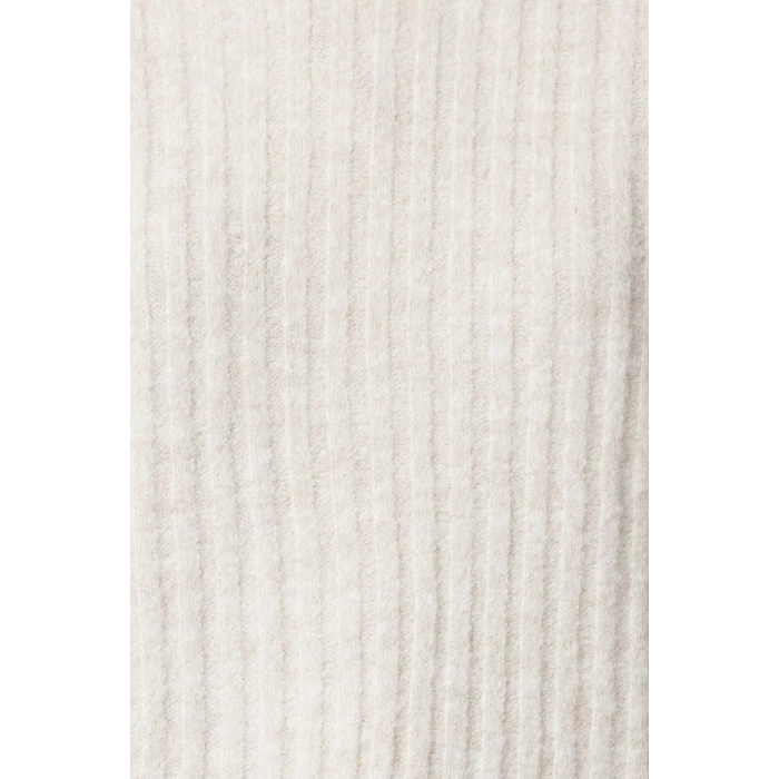 Womens Fashion Stylish Crew Neck Standard Sleeve Regular Soft Textured Fitted Side Button Knitted Sweater