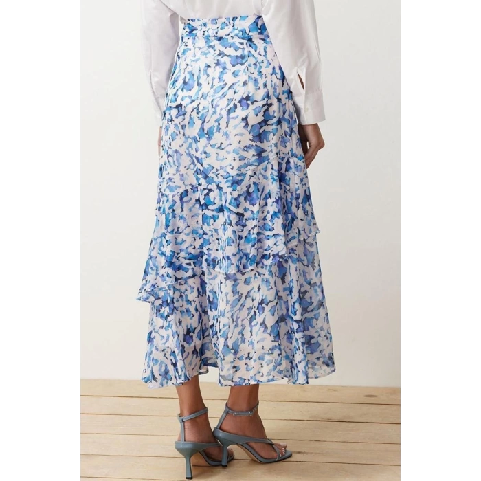 Fashion Hijab Regular Animal Pattern Daily Maxi Length Animal Patterned Lined Woven Skirt