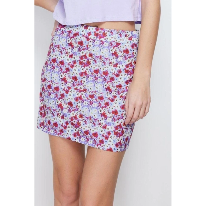 Fashion Shift Geometric Pattern Casual Mini Length Mini Length Woven Skirt