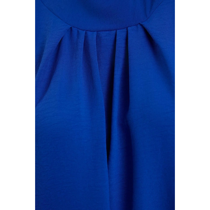 Fashion Style Relaxed Crew Neck Maxi Length Hijab Comfortable Cut Balloon Sleeve Aerobin Woven Dress